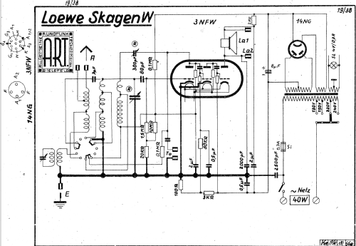 Skagen W; Loewe-Opta; (ID = 1085598) Radio