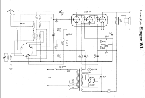 Skagen WL; Loewe-Opta; (ID = 8742) Radio