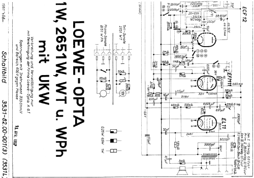 Sonate 2651W; Loewe-Opta; (ID = 518700) Radio