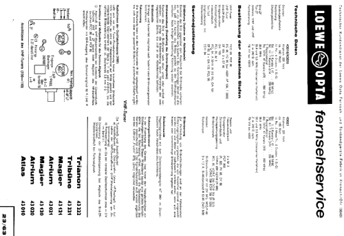 Tribüne 43 221; Loewe-Opta; (ID = 334285) TV Radio