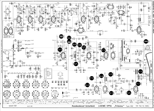 Tribüne 602; Loewe-Opta; (ID = 608035) Television