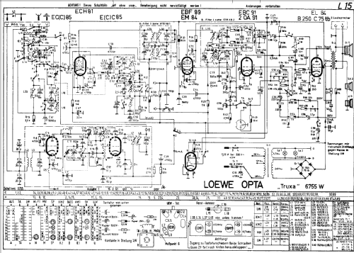 Truxa 6755W; Loewe-Opta; (ID = 38942) Radio