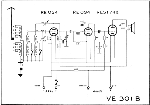 VE301B; Loewe-Opta; (ID = 1209040) Radio