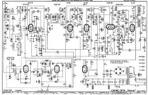 Venus Plastik 821W; Loewe-Opta; (ID = 16875) Radio