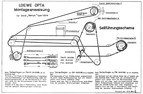 Venus Plastik 560W ; Loewe-Opta; (ID = 16958) Radio