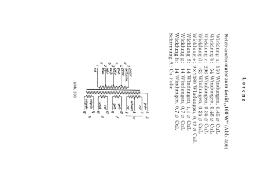 100W; Lorenz; Berlin, (ID = 341320) Radio