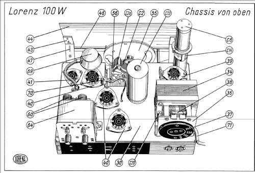 100W; Lorenz; Berlin, (ID = 68550) Radio