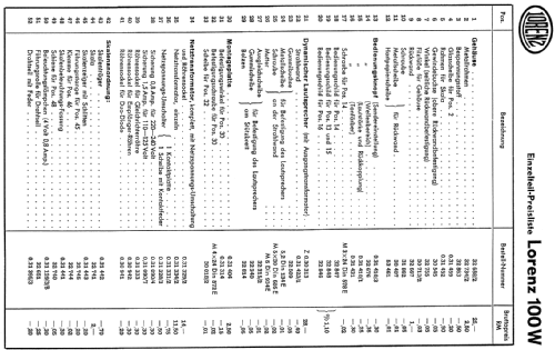 100W; Lorenz; Berlin, (ID = 68552) Radio