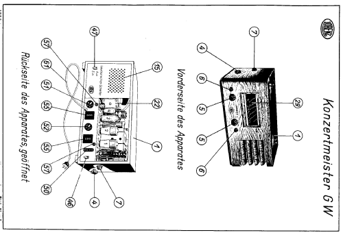 Konzertmeister GW; Lorenz; Berlin, (ID = 2093041) Radio