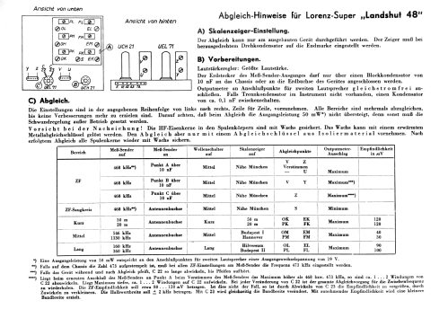 Landshut 48; Lorenz; Berlin, (ID = 3004914) Radio