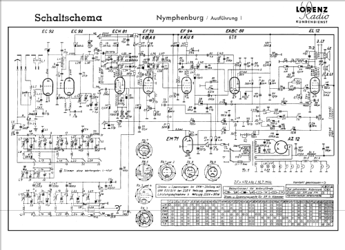 Nymphenburg ; Lorenz; Berlin, (ID = 59124) Radio