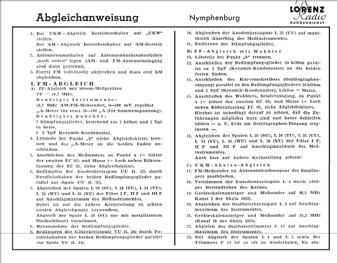 Nymphenburg ; Lorenz; Berlin, (ID = 59127) Radio