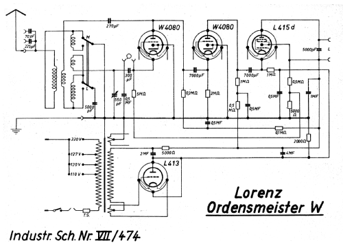 Ordensmeister 3 W NEWO329W; Lorenz; Berlin, (ID = 239986) Radio