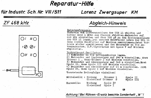 Zwergsuper KM; Lorenz; Berlin, (ID = 2299572) Radio