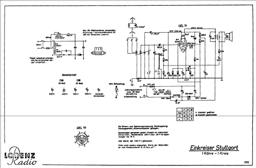 Stuttgart S50 II - mit Sperrkreis; Lorenz; Berlin, (ID = 425056) Radio