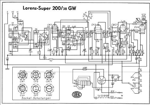 Super 200/38GW; Lorenz; Berlin, (ID = 70935) Radio