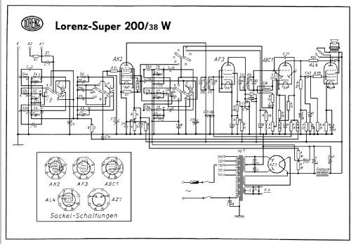 Super 200/38W; Lorenz; Berlin, (ID = 70448) Radio