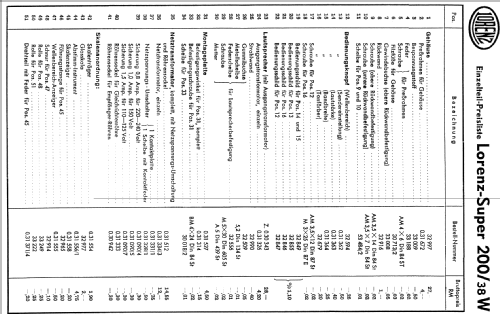 Super 200/38W; Lorenz; Berlin, (ID = 70458) Radio