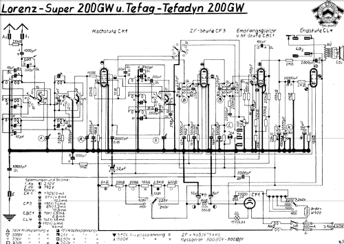 Super 200GW ; Lorenz; Berlin, (ID = 1093162) Radio