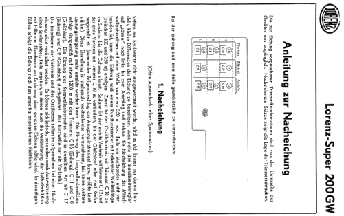 Super 200GW ; Lorenz; Berlin, (ID = 68341) Radio