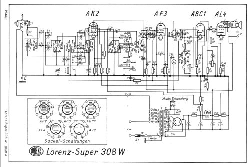 Super 308W; Lorenz; Berlin, (ID = 106393) Radio