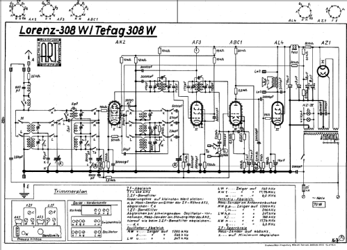 Super 308W; Lorenz; Berlin, (ID = 2637409) Radio