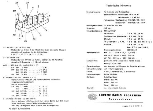 Weekend II ; Lorenz; Berlin, (ID = 2117110) Radio