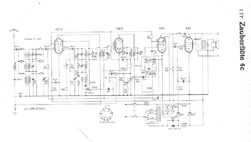 Zauberflöte 4c Su12W; LTP, Apparatewerk (ID = 8935) Radio