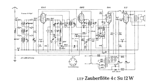 Zauberflöte 4c Su12W; LTP, Apparatewerk (ID = 1205018) Radio