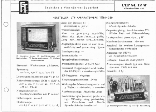 Zauberflöte SU4W; LTP, Apparatewerk (ID = 22837) Radio