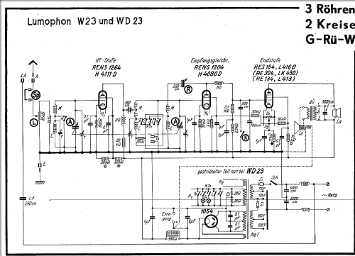 W23; Lumophon, Bruckner & (ID = 736463) Radio