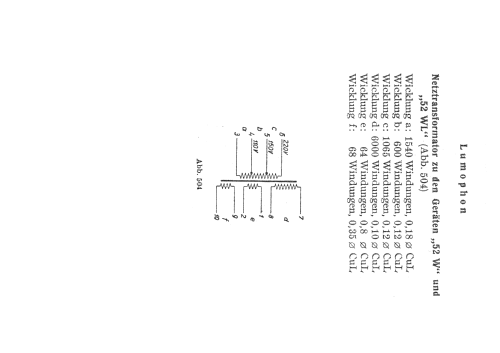 52W ; Lumophon, Bruckner & (ID = 341337) Radio