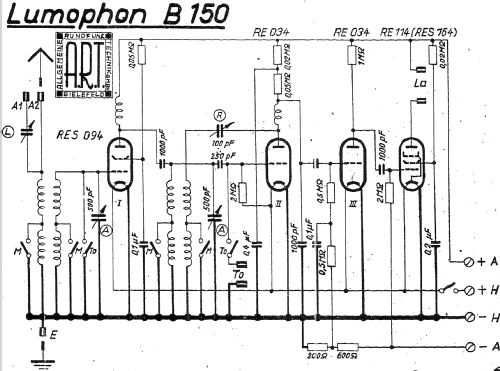 B150 ; Lumophon, Bruckner & (ID = 1571118) Radio