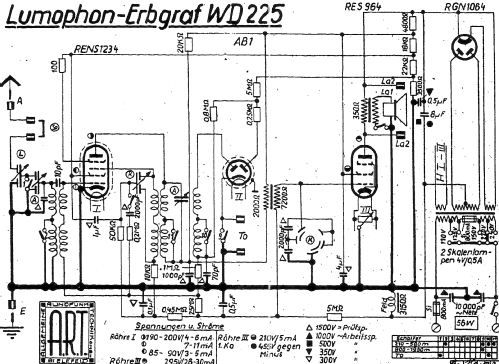 Erbgraf W WD225; Lumophon, Bruckner & (ID = 1571473) Radio