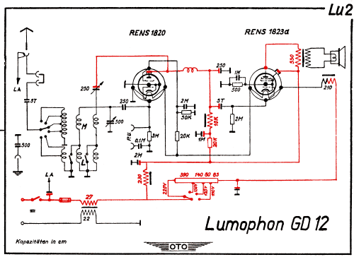 GD12; Lumophon, Bruckner & (ID = 2956103) Radio