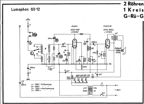 GD12; Lumophon, Bruckner & (ID = 736490) Radio