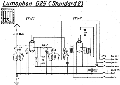 Standard 2 D29; Lumophon, Bruckner & (ID = 1577544) Radio