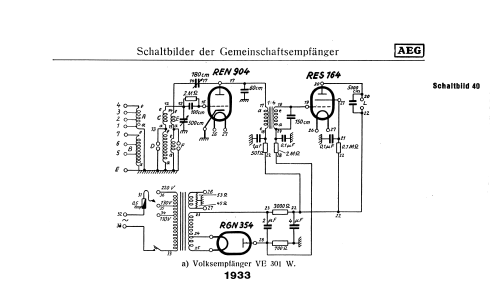 Volksempfänger VE301W; Lumophon, Bruckner & (ID = 3059926) Radio