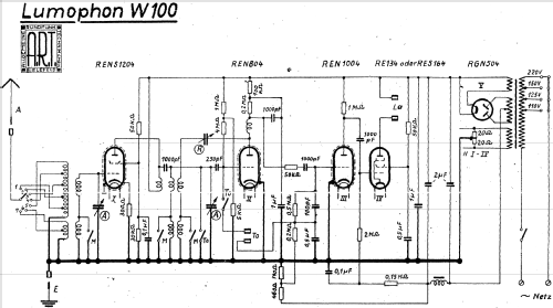 W100; Lumophon, Bruckner & (ID = 1571113) Radio