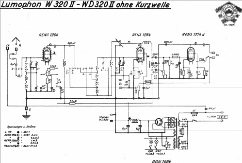 W320II; Lumophon, Bruckner & (ID = 1104711) Radio