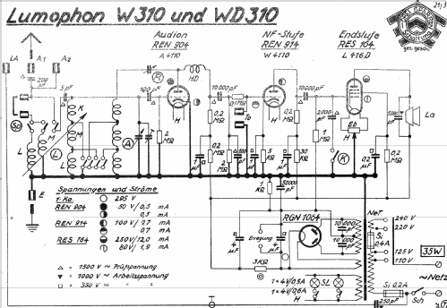 WD310; Lumophon, Bruckner & (ID = 1104695) Radio