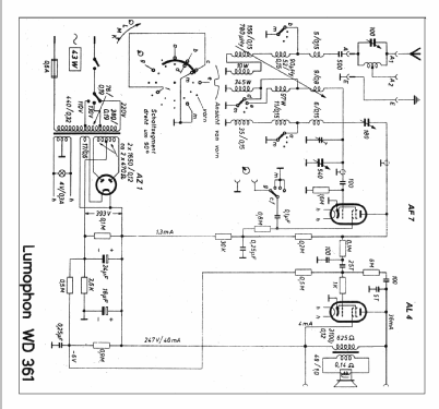 WD361; Lumophon, Bruckner & (ID = 806077) Radio