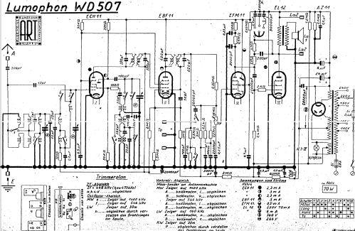 WD507; Lumophon, Bruckner & (ID = 1577569) Radio