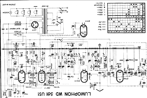 WD561US1; Lumophon, Bruckner & (ID = 122621) Radio