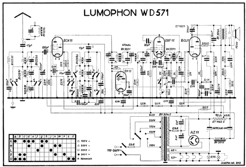 WD571; Lumophon, Bruckner & (ID = 2536146) Radio