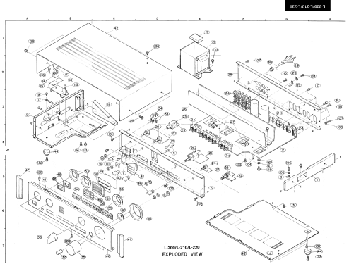 Duo-Beta Circuit Stereo Integrated Amplifier L200; Luxman, Lux Corp.; (ID = 1566565) Ampl/Mixer