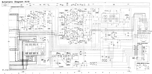 Surround Sound Processor Amplifier F-114; Luxman, Lux Corp.; (ID = 1873571) Ampl/Mixer