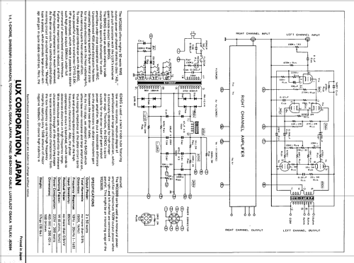 Vacuum State Stereo Power Amplifier MQ-3600; Luxman, Lux Corp.; (ID = 1326046) Ampl/Mixer