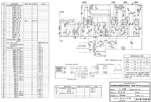 1260W; Luxor Radio AB; (ID = 2470266) Radio