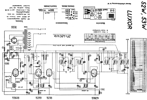 53W; Luxor Radio AB; (ID = 18584) Radio